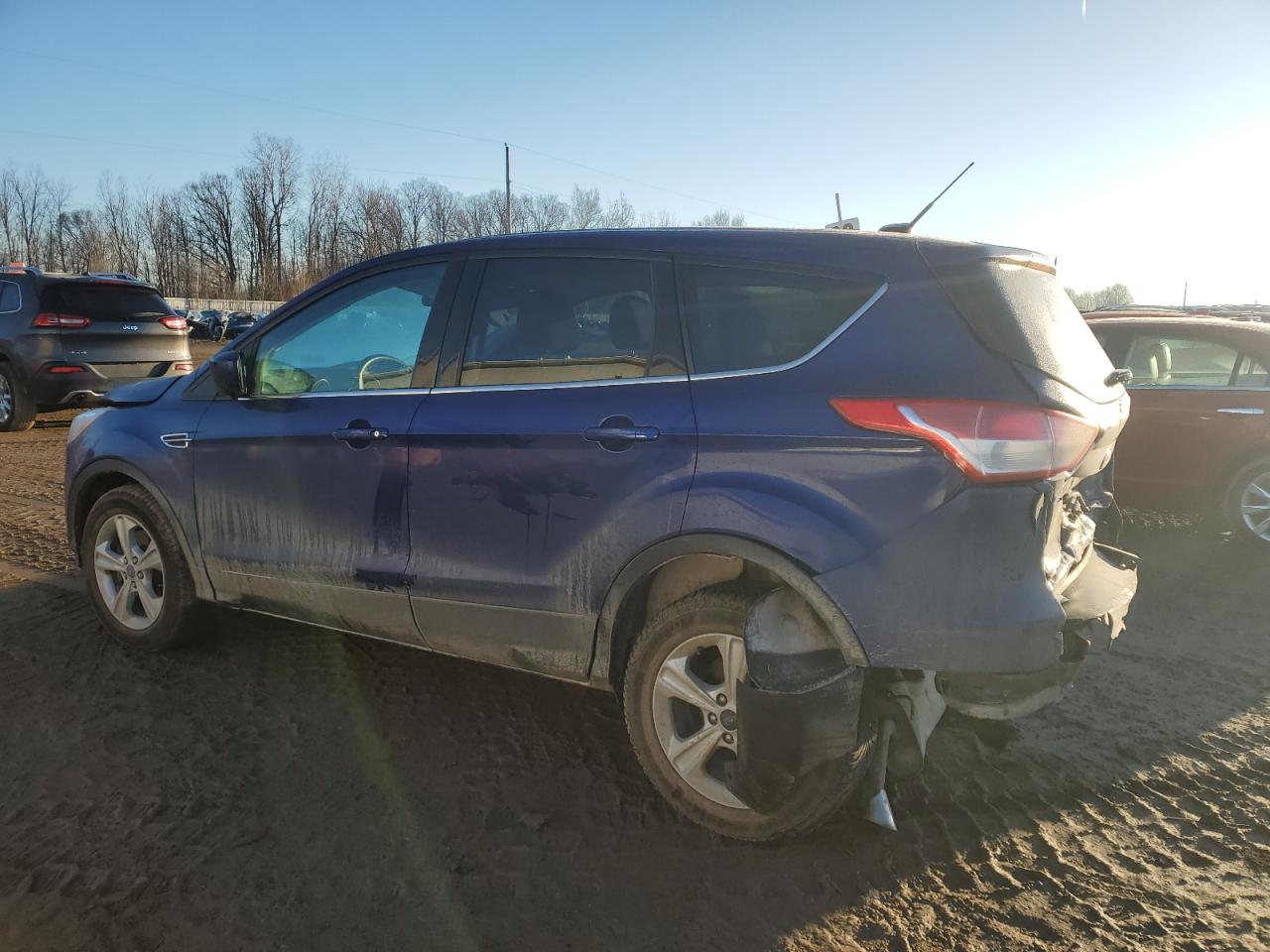 2014 Ford Escape VIN 1FMCU9GX5EUB73243 Copart auction photo, rear end / side damage thumbnail 2