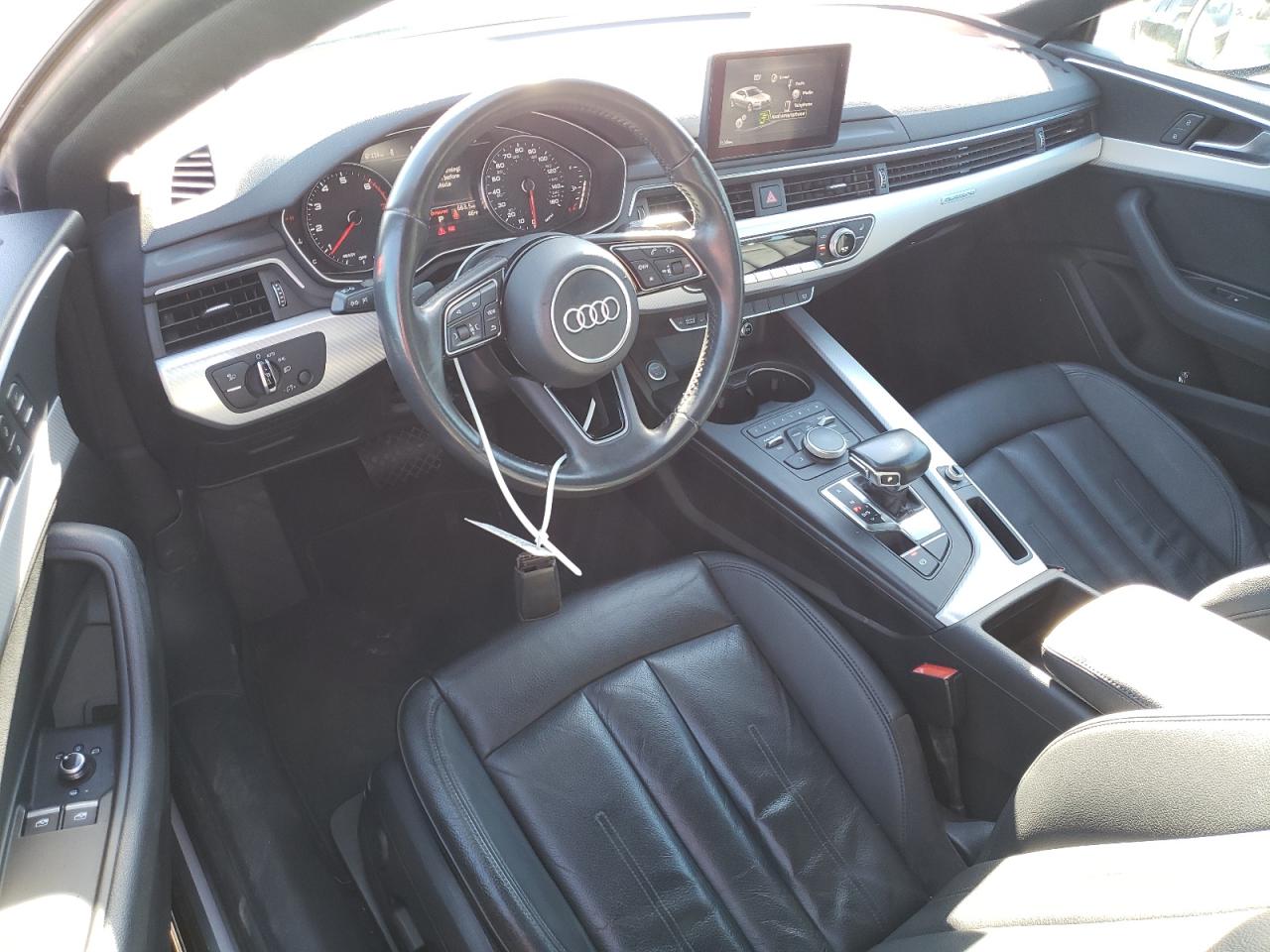 2018 Audi A5 VIN WAUNNAF58JA033367 Copart auction photo, front end / minor dent/scratches damage thumbnail 8