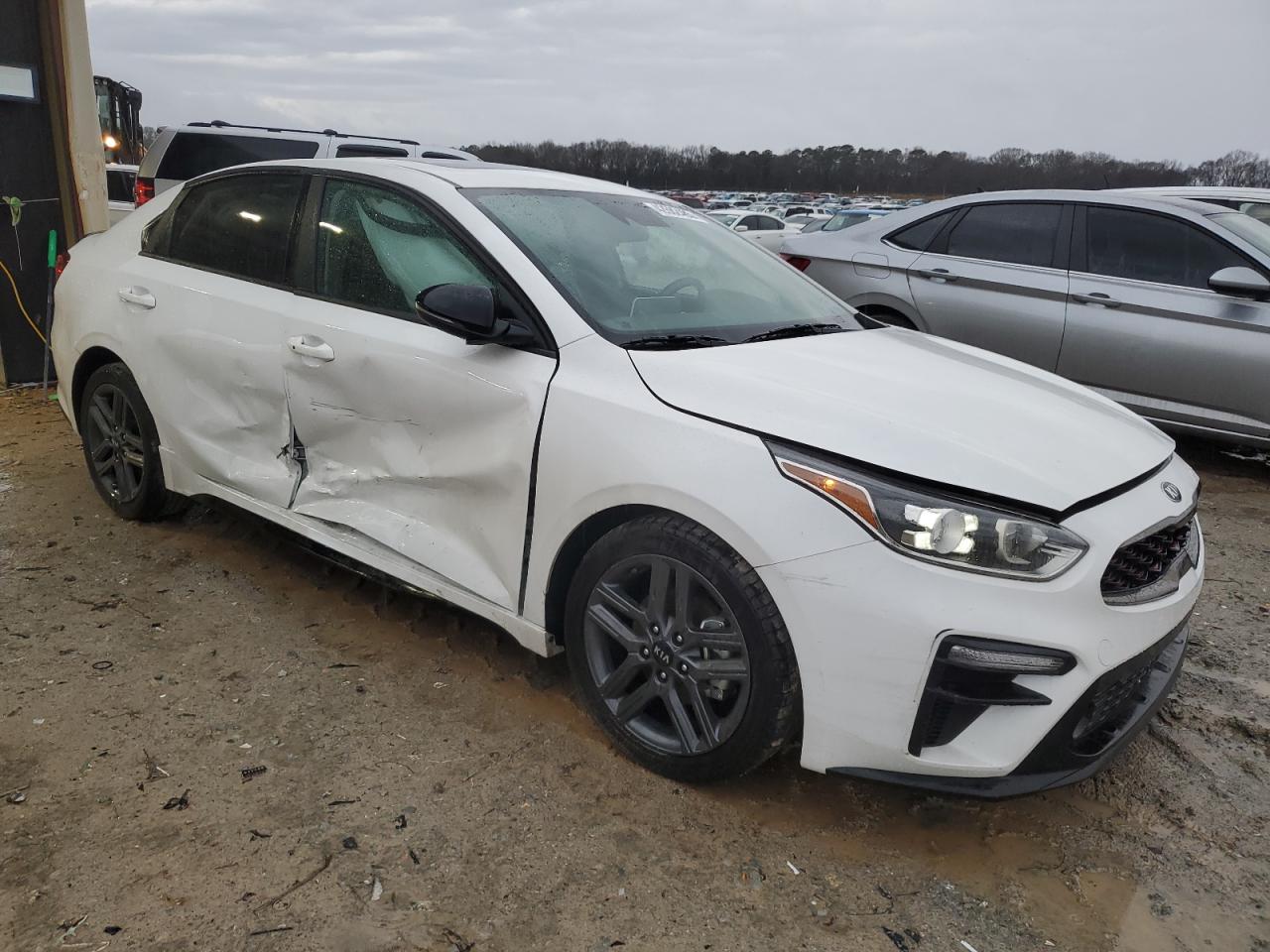 2021 KIA Forte VIN 3KPF34AD0ME390346 Copart auction photo, side damage thumbnail 4