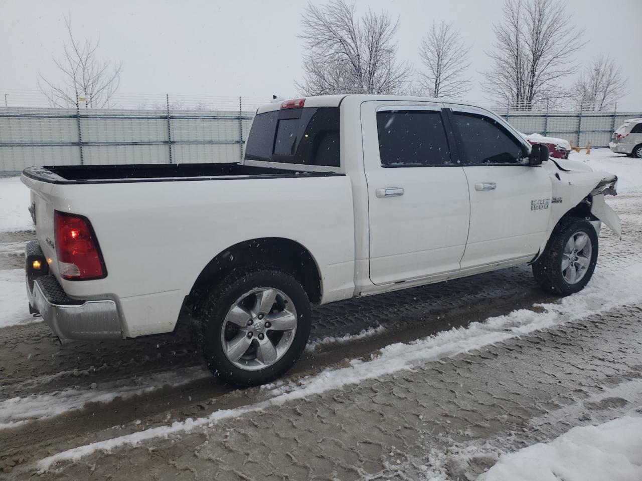 2014 RAM 1500 VIN 1C6RR7LT0ES380004 Copart auction photo, front end / side damage thumbnail 3