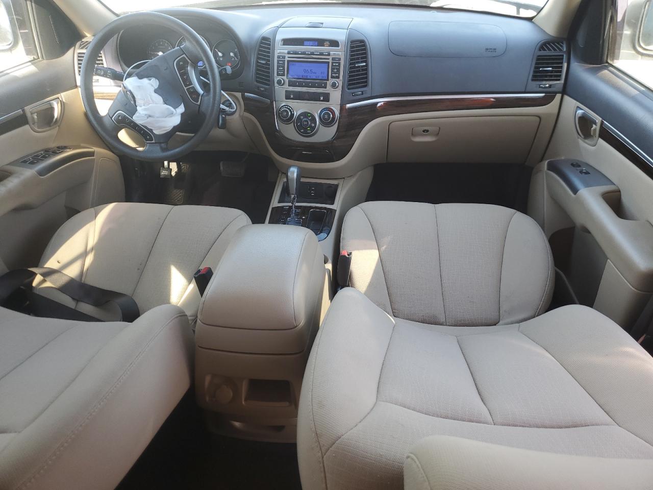 2012 Hyundai Santa Fe VIN 5XYZGDAB7CG100654 Copart auction photo, front end / side damage thumbnail 8