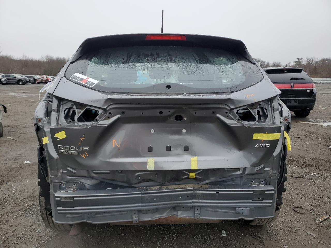 2019 Nissan Rogue VIN JN1BJ1CRXKW629645 Copart auction photo, rear end damage thumbnail 6