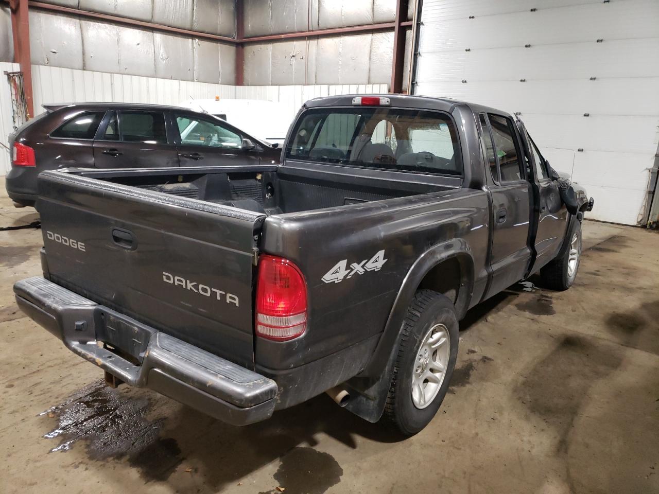 2003 Dodge Dakota VIN 1D7HG38N43S369703 Copart auction photo, rollover / all over damage thumbnail 3