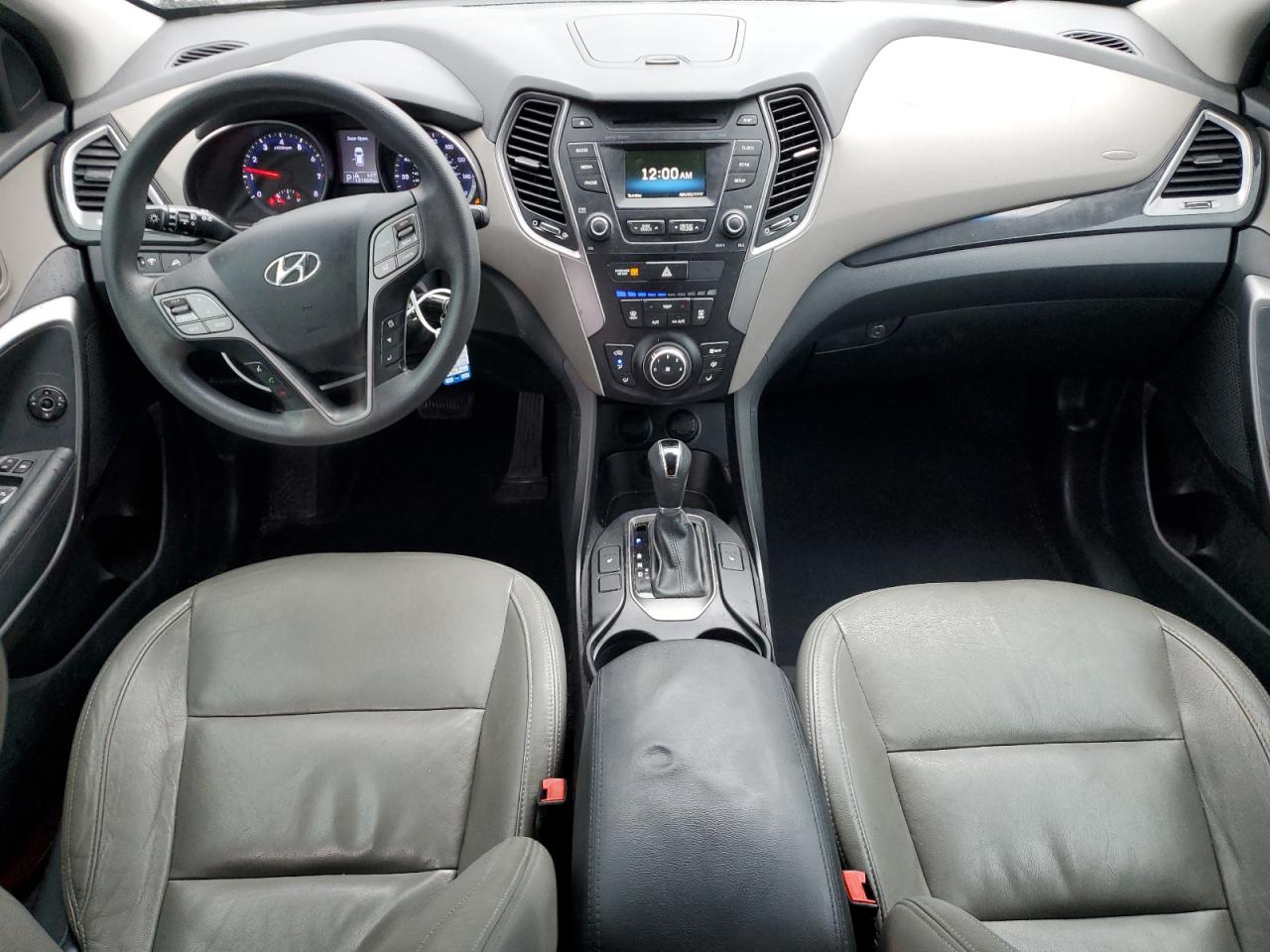 2016 Hyundai Santa Fe VIN KM8SM4HF2GU135895 Copart auction photo, front end damage thumbnail 8