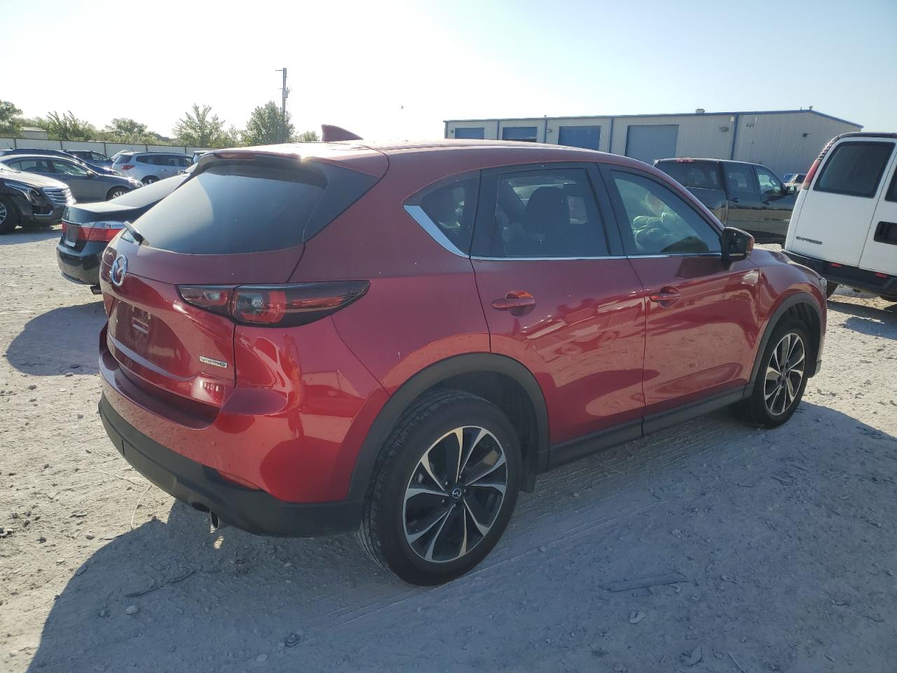 2023 Mazda CX-5 VIN JM3KFBDM4P0206181 Copart auction photo, front end damage thumbnail 3