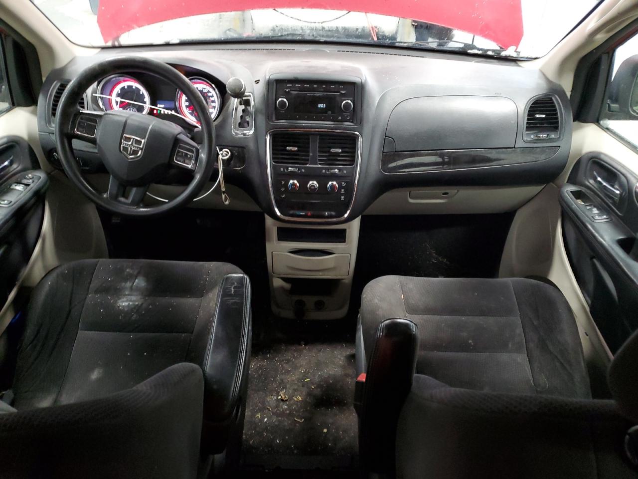 2015 Dodge Caravan VIN 2C4RDGBG1FR510581 Copart auction photo, front end / rear end damage thumbnail 8
