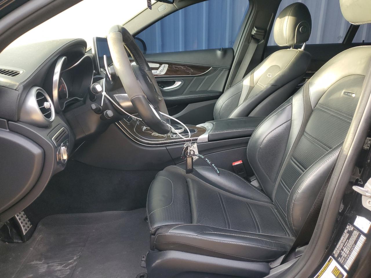 2018 Mercedes-Benz C-klasse VIN 55SWF8HB7JU258742 Copart auction photo, mechanical damage thumbnail 7