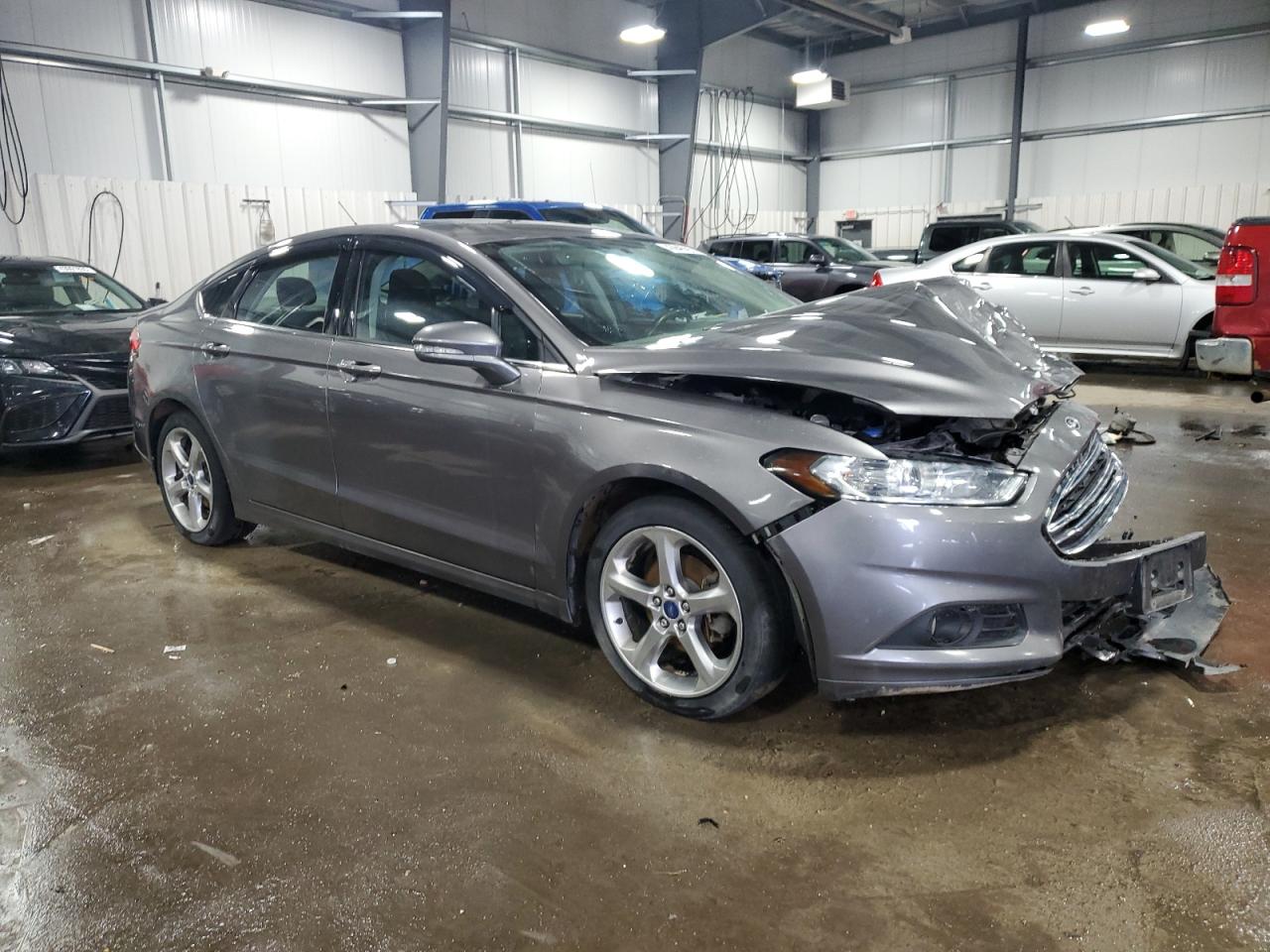 2013 Ford Fusion VIN 3FA6P0HR0DR340947 Copart auction photo, front end damage thumbnail 4