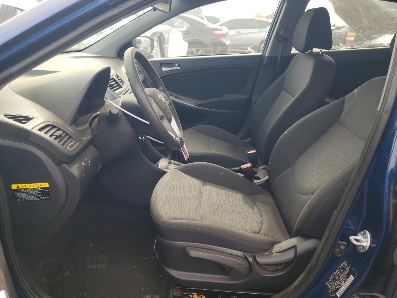 2017 Hyundai Accent VIN KMHCT5AE4HU342000 Copart auction photo, rear end damage thumbnail 7