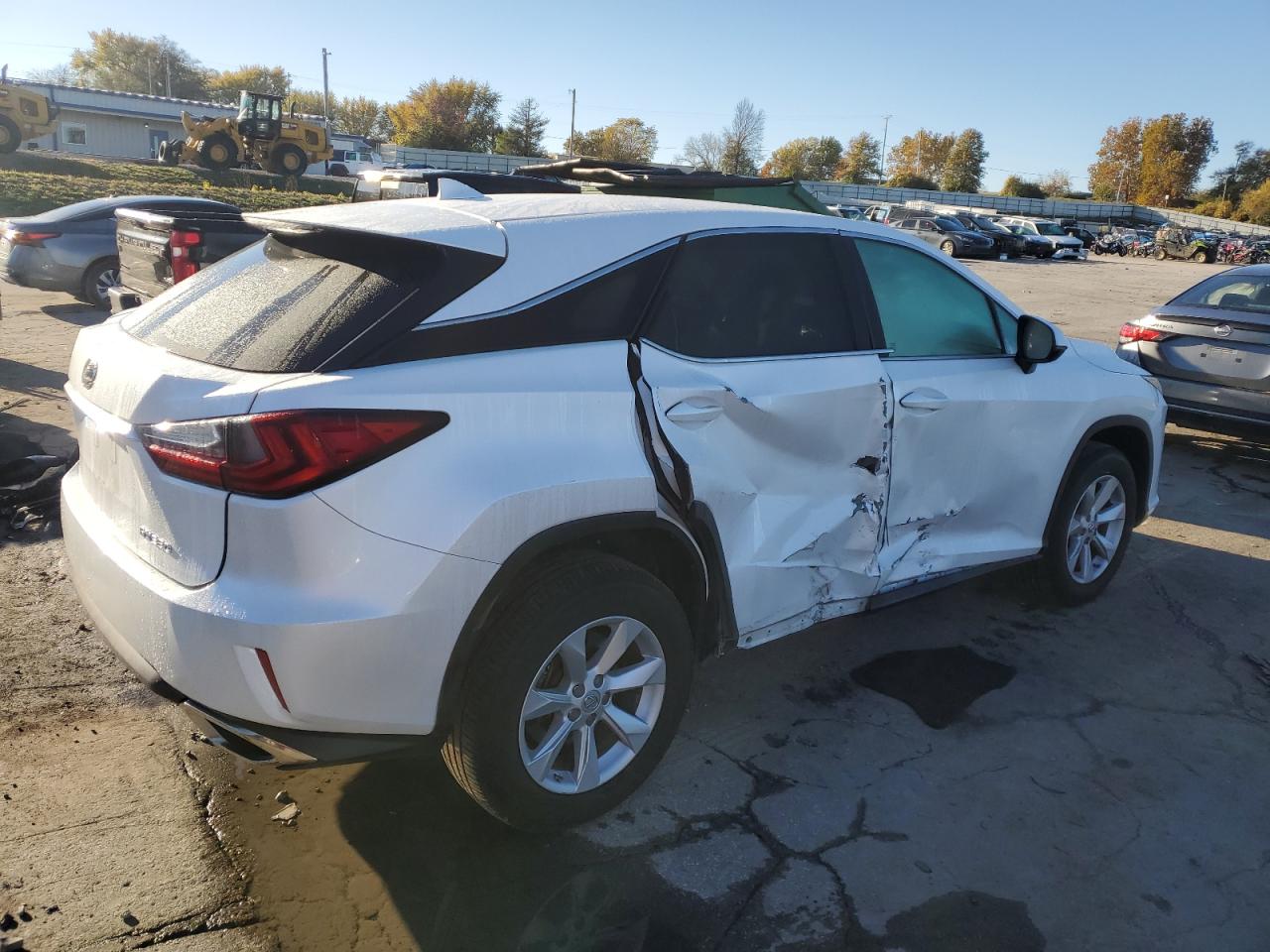 2016 Lexus RX VIN 2T2ZZMCA1GC011514 Copart auction photo, side damage thumbnail 3