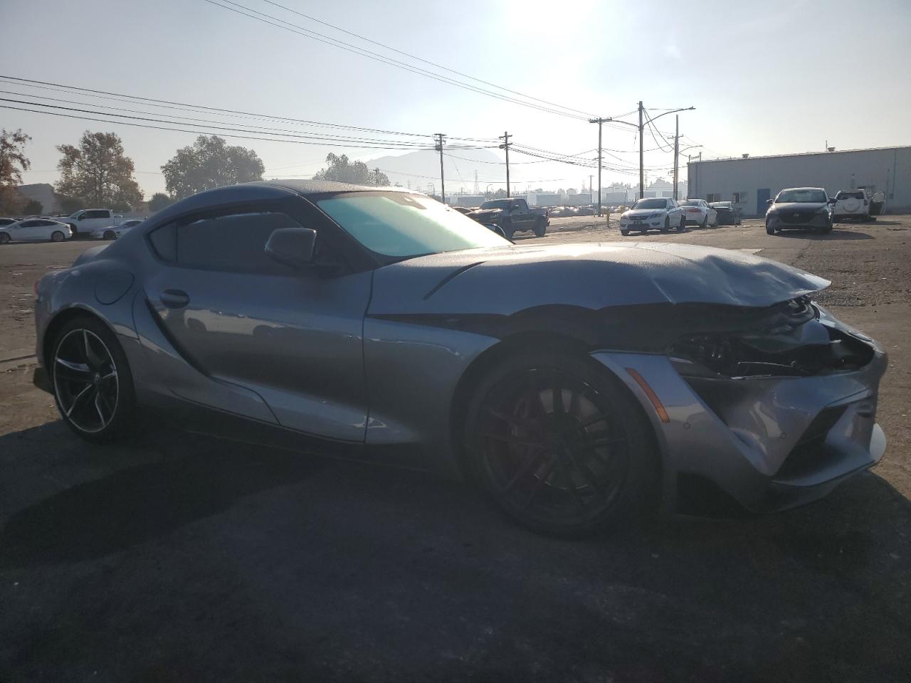 2021 Toyota Supra VIN WZ1DB0C04MW038391 Copart auction photo, front end damage thumbnail 4