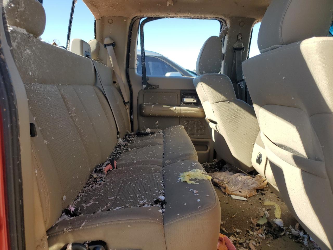 2007 Ford F-150 VIN 1FTRW12W87KC92900 Copart auction photo, all over damage thumbnail 10