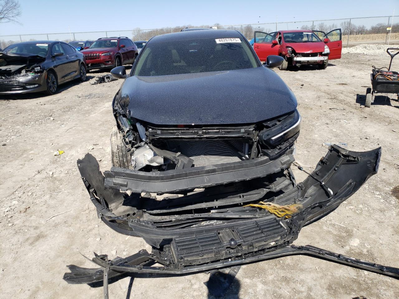 2023 Honda Accord VIN 1HGCY1F32PA001590 Copart auction photo, front end / minor dent/scratches damage thumbnail 5