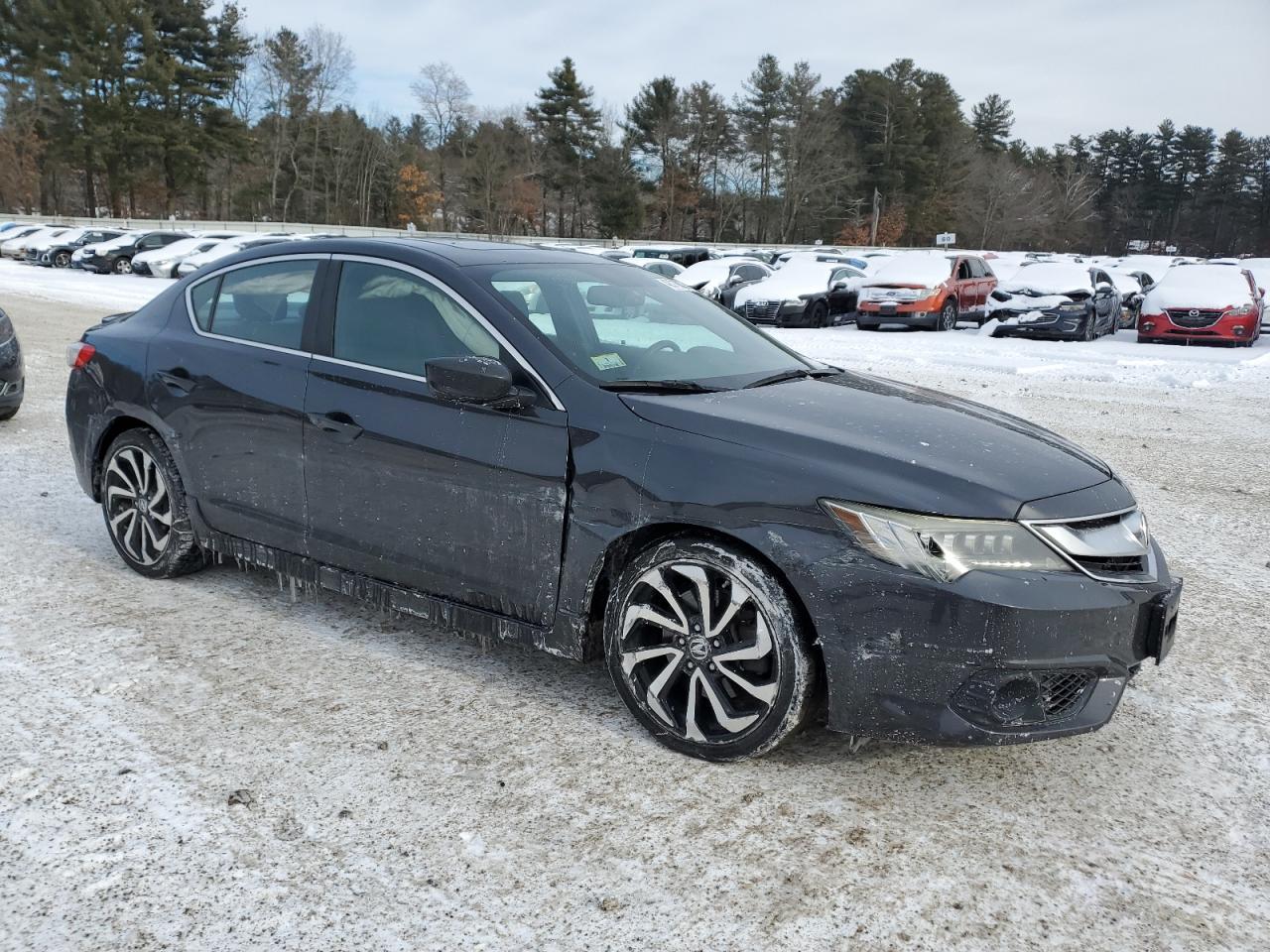 2016 Acura ILX VIN 19UDE2F84GA002352 Copart auction photo, front end / side damage thumbnail 4