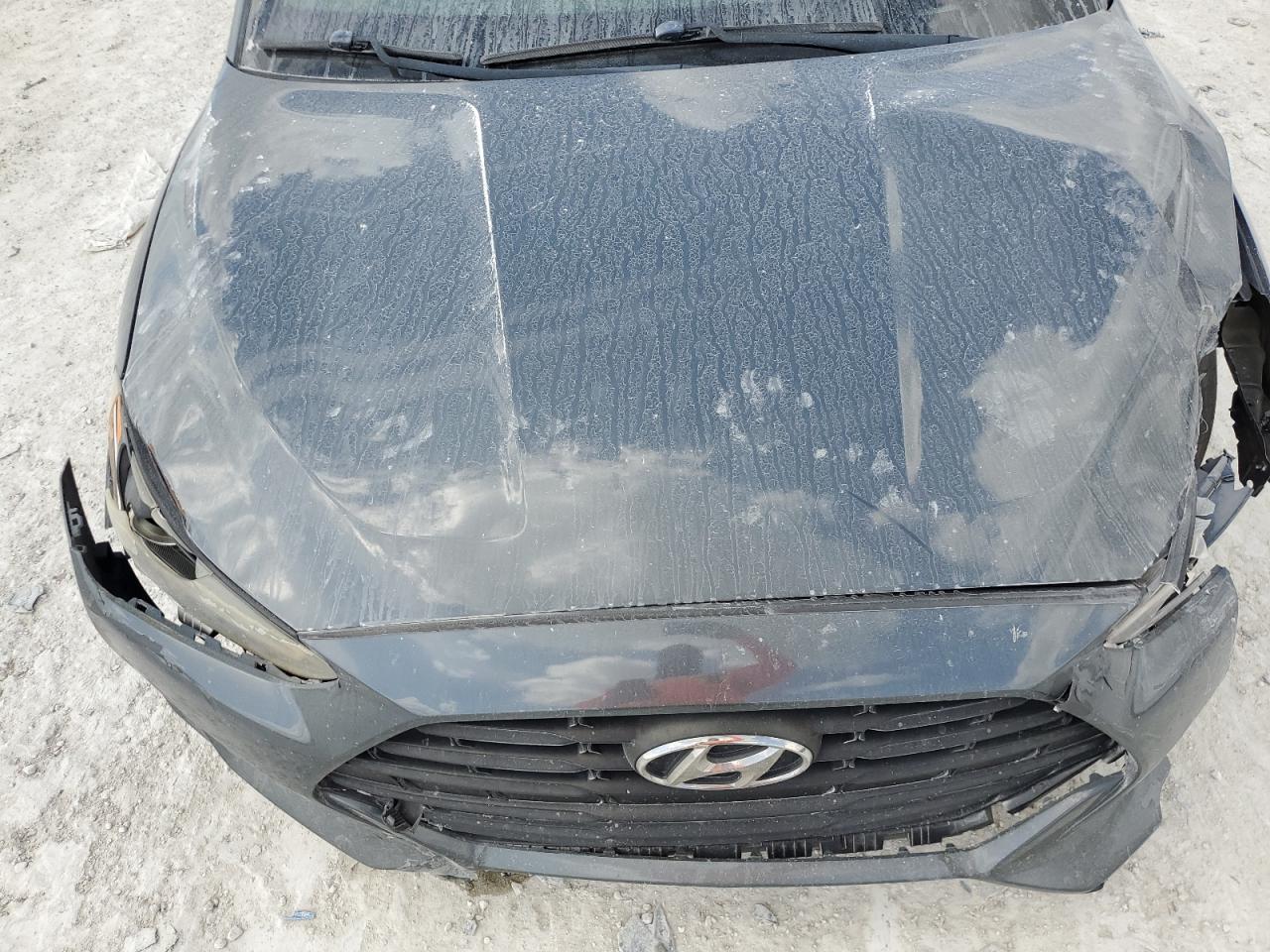 2019 Hyundai Veloster VIN KMHTG6AF4KU013159 Copart auction photo, front end / side damage thumbnail 13