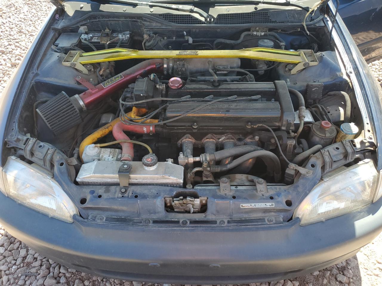 1995 Honda Civic VIN 2HGEH2465SH506822 Copart auction photo, vandalism damage thumbnail 11