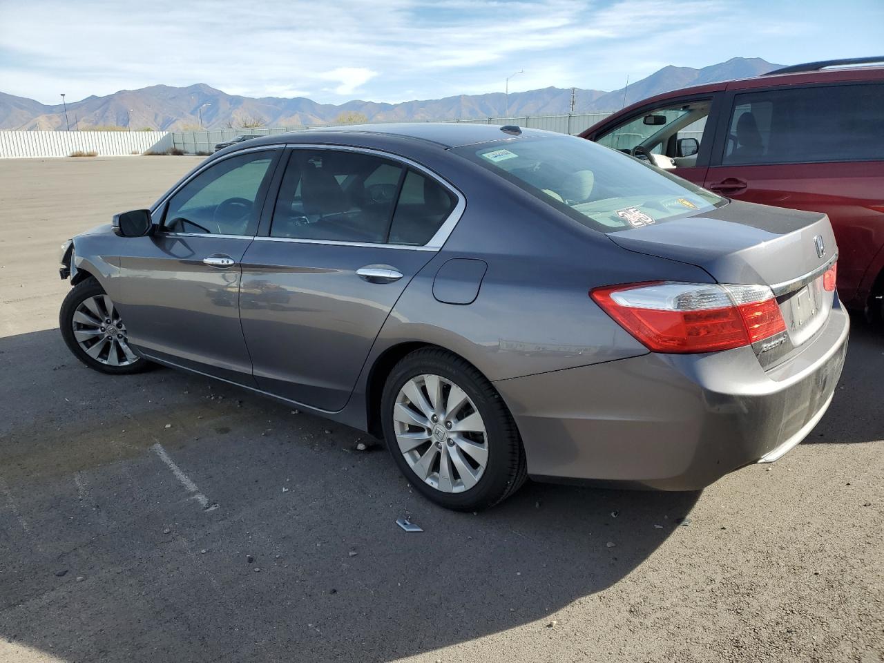 2014 Honda Accord VIN 1HGCR2F83EA160064 Copart auction photo, front end / undercarriage damage thumbnail 2