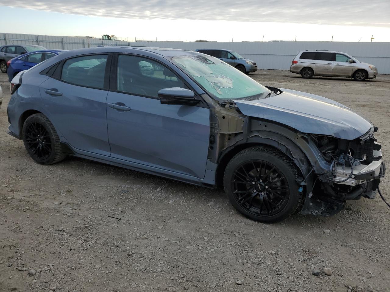 2020 Honda Civic VIN SHHFK7G44LU300747 Copart auction photo, front end / side damage thumbnail 4