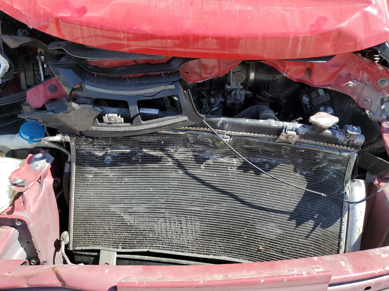 2016 Honda Fit VIN JHMGK5H79GX032436 Copart auction photo, front end / side damage thumbnail 12