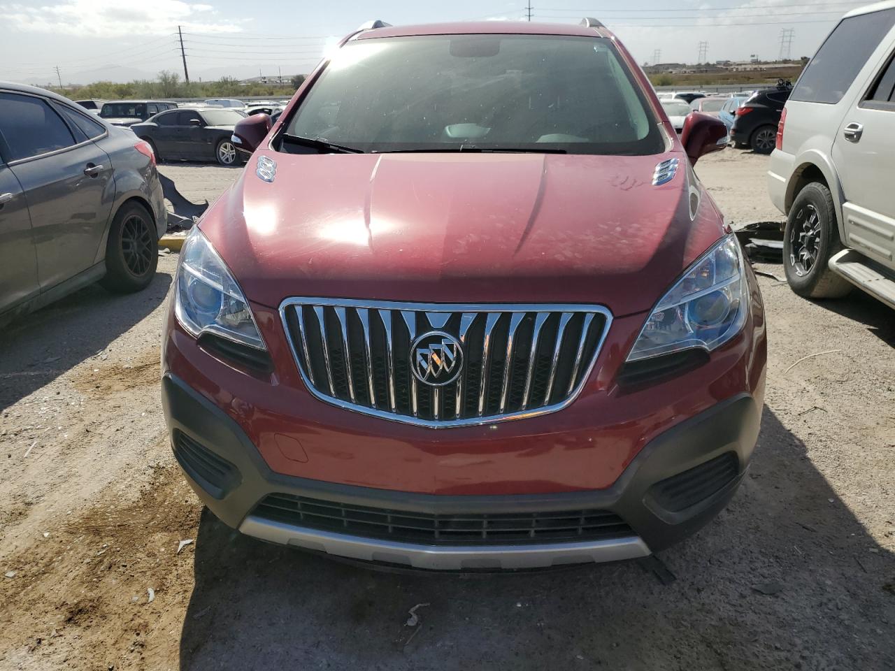 2014 Buick Encore VIN KL4CJASBXEB603851 Copart auction photo, rear end damage thumbnail 5