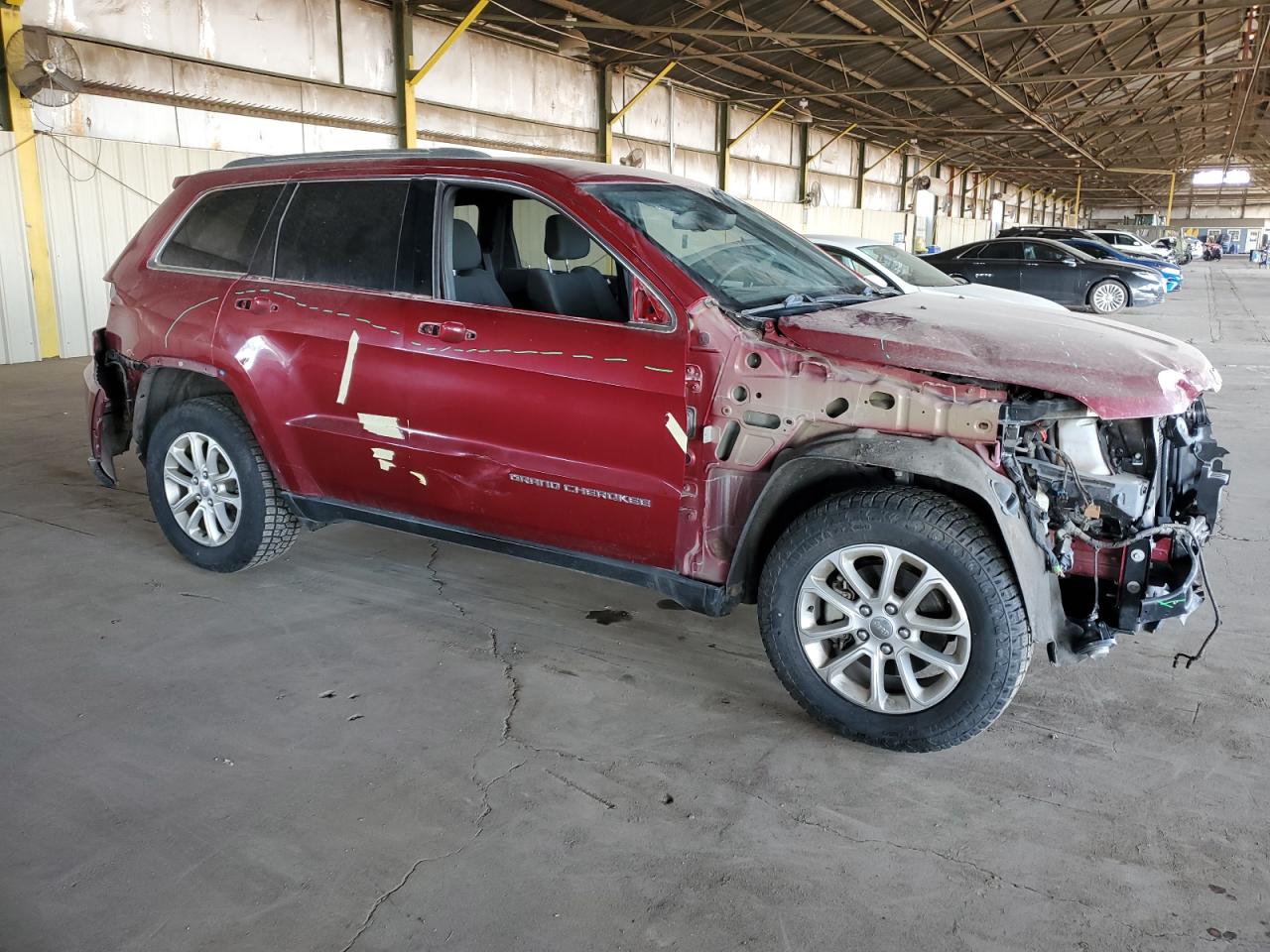 2015 Jeep Grand Cherokee VIN 1C4RJEAG1FC700355 Copart auction photo, front end / rear end damage thumbnail 4