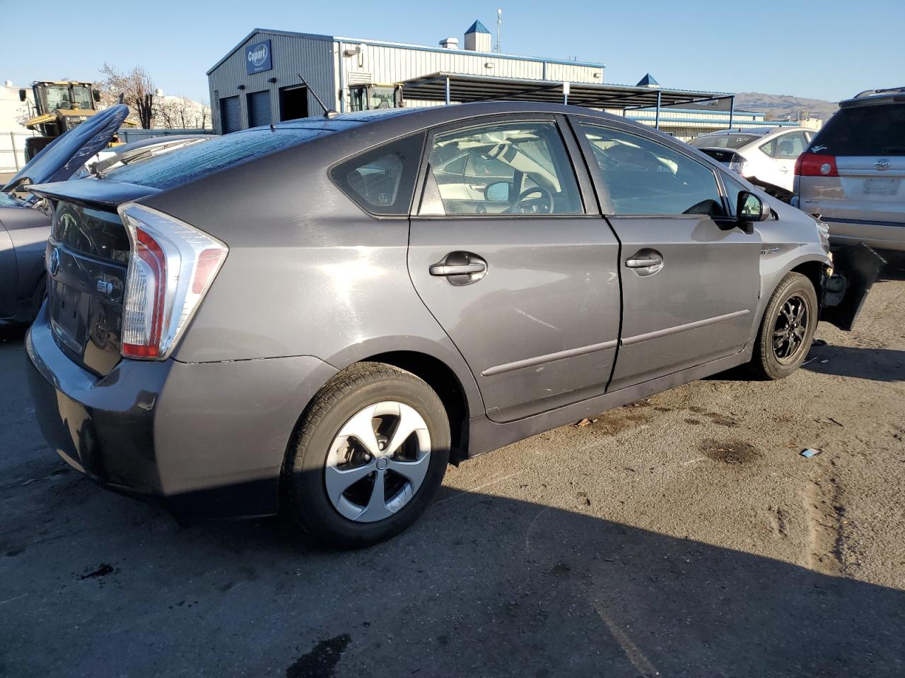 2015 Toyota Prius VIN JTDKN3DU7F0456756 Copart auction photo, front end damage thumbnail 3