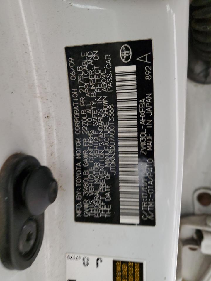 2010 Toyota Prius VIN JTDKN3DU7A0013368 Copart auction photo, rear end damage thumbnail 12
