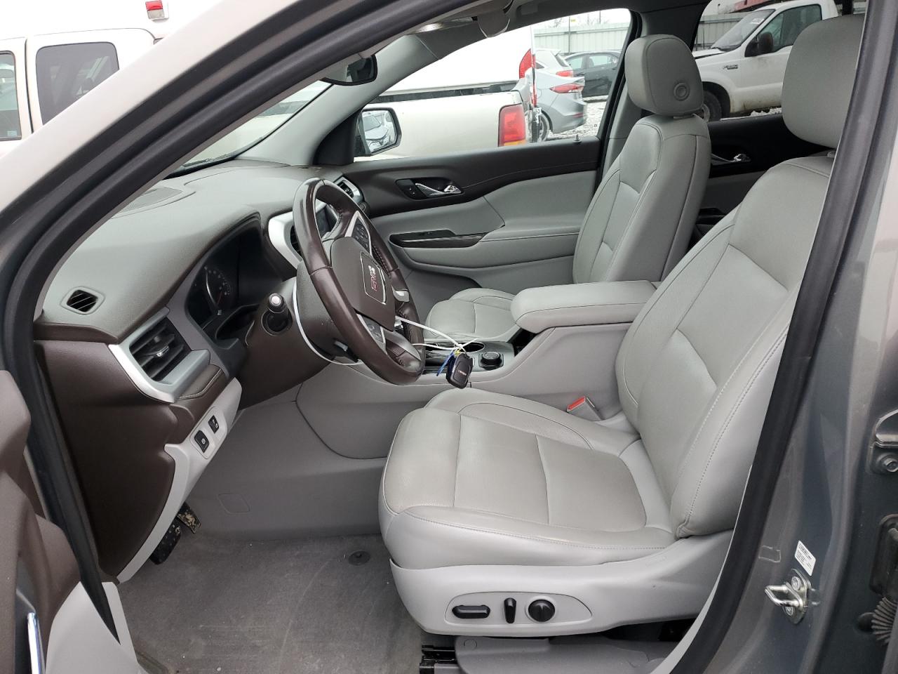 2019 GMC Acadia VIN 1GKKNMLS9KZ237412 Copart auction photo, front end / side damage thumbnail 7