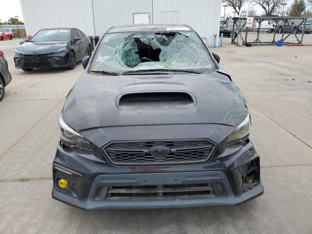 2019 Subaru WRX VIN JF1VA1N63K8824879 Copart auction photo, front end / top/roof damage thumbnail 5