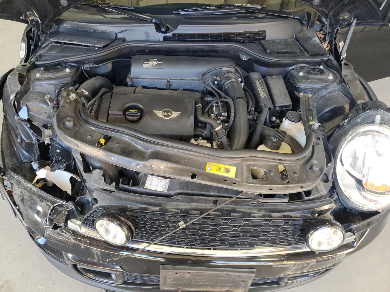 2012 MINI Cooper VIN WMWZP3C51CT296318 Copart auction photo, front end / mechanical damage thumbnail 13