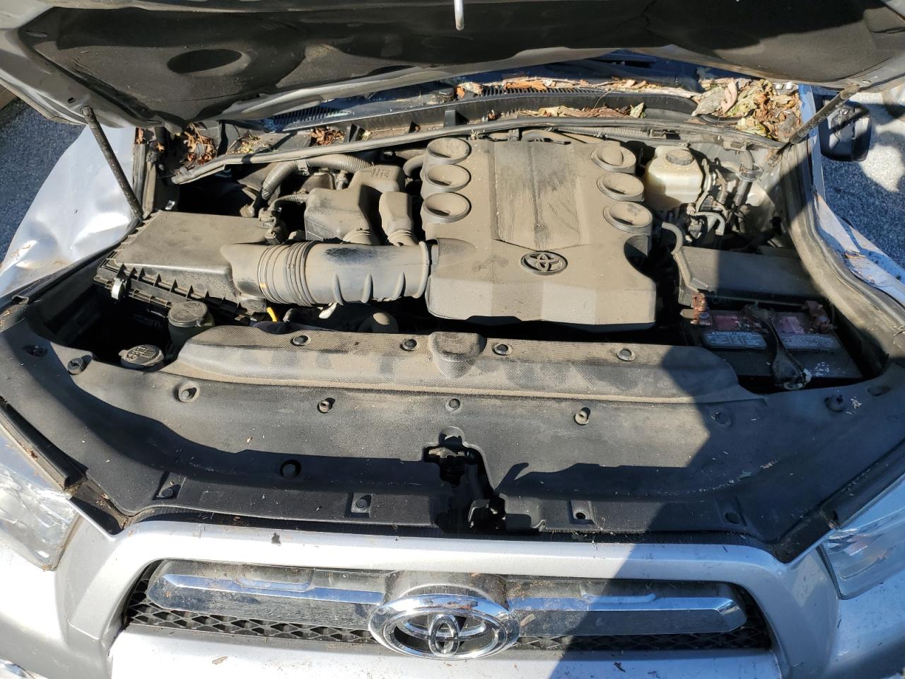 2011 Toyota 4Runner VIN JTEBU5JR9B5073103 Copart auction photo, top/roof damage thumbnail 12
