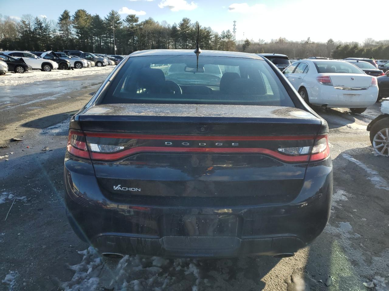 2015 Dodge Dart VIN 1C3CDFBB1FD131981 Copart auction photo, front end / side damage thumbnail 6