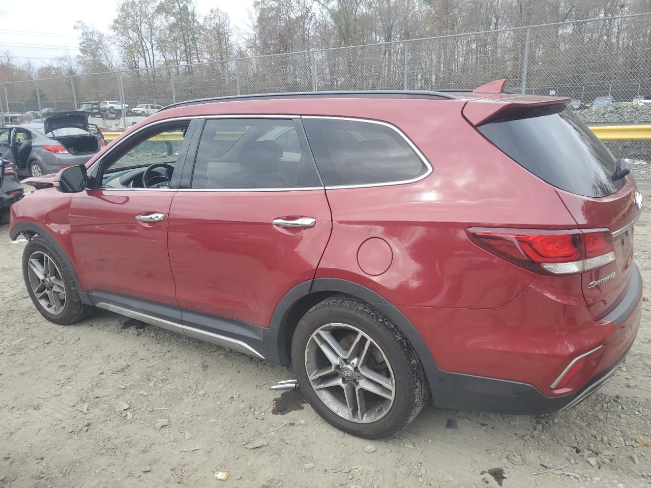 2017 Hyundai Santa Fe VIN KM8SRDHF5HU241518 Copart auction photo, front end damage thumbnail 2