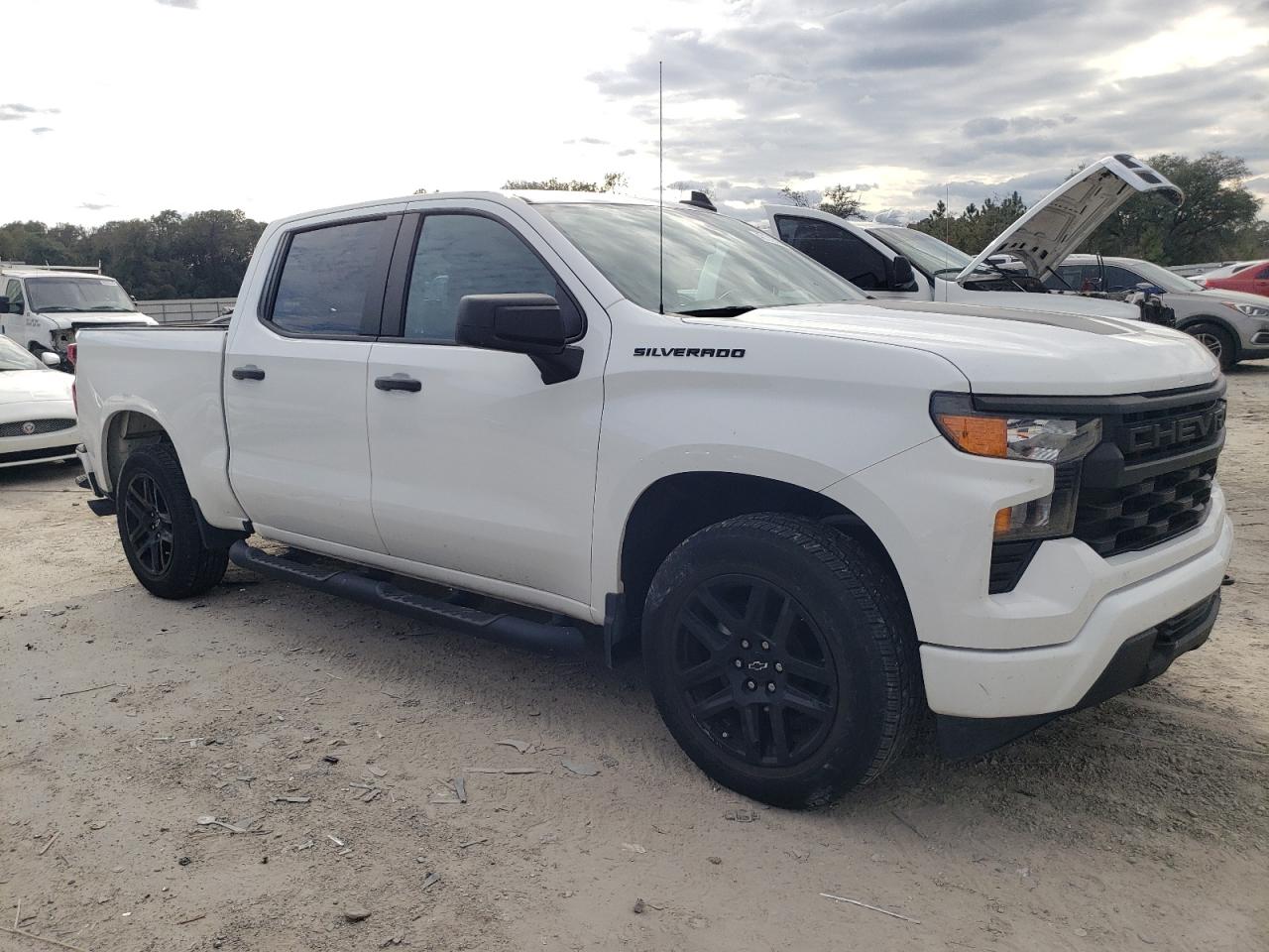 2022 Chevrolet Silverado VIN 1GCPABEK7NZ544872 Copart auction photo, side damage thumbnail 4