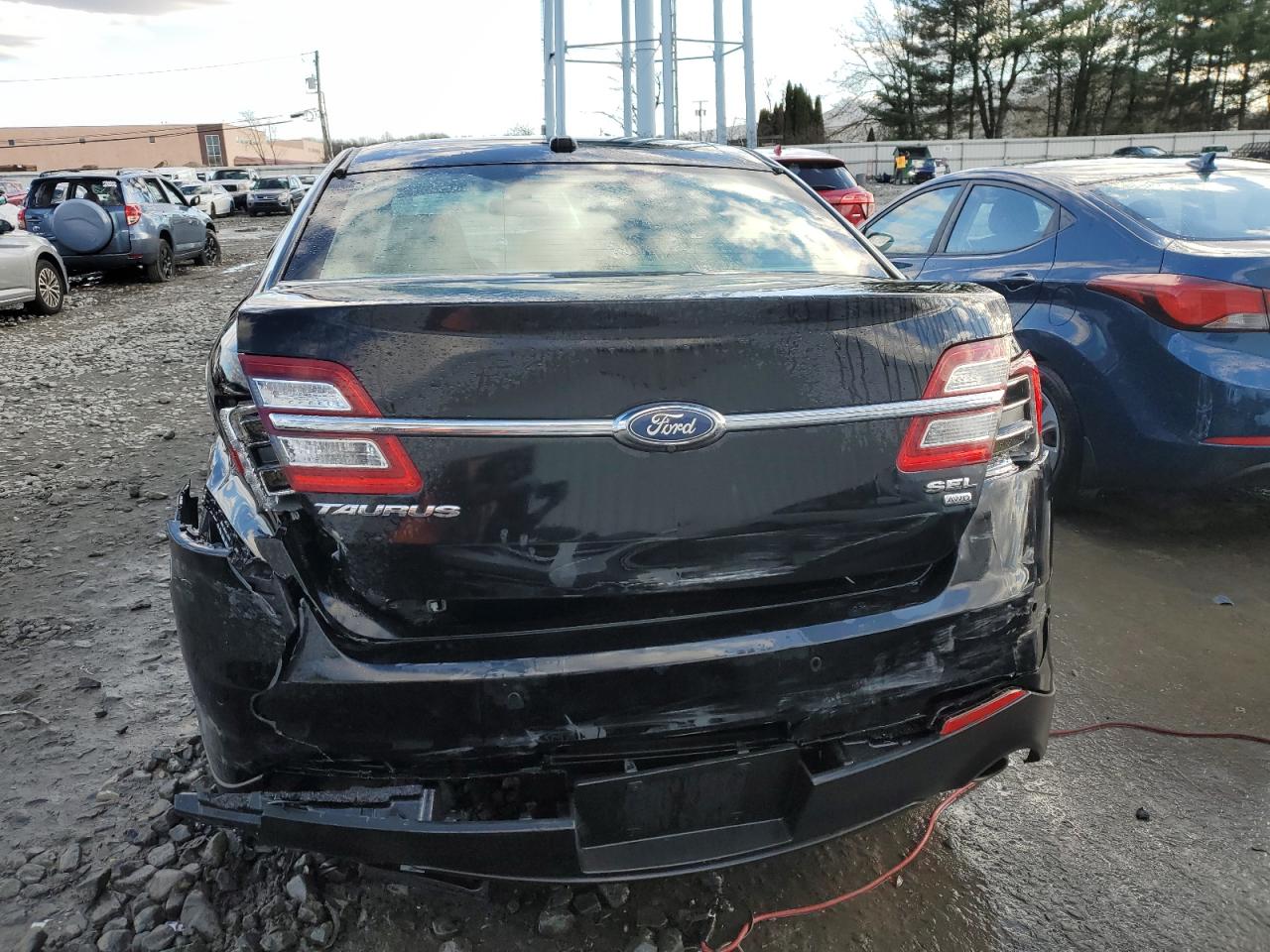 2018 Ford Taurus VIN 1FAHP2H8XJG125459 Copart auction photo, side damage thumbnail 6