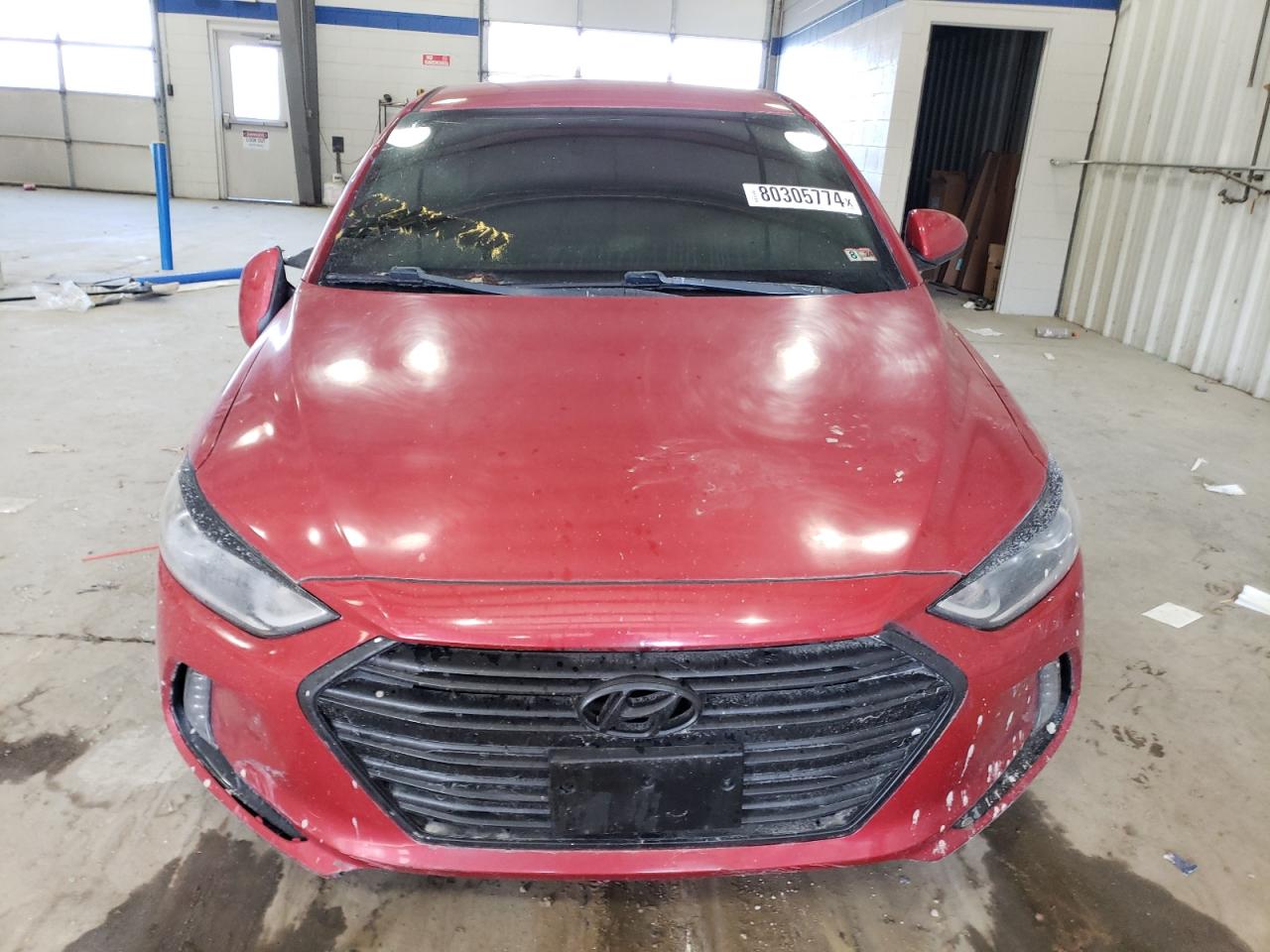2017 Hyundai Elantra VIN 5NPD84LF2HH016894 Copart auction photo, burn damage thumbnail 5