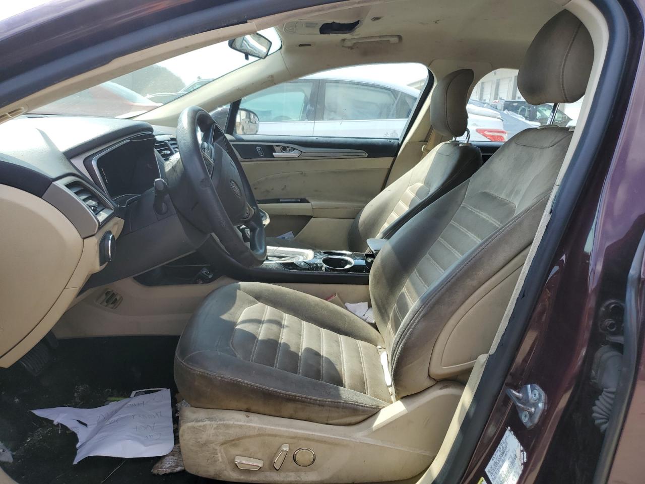 2013 Ford Fusion VIN 3FA6P0H76DR169023 Copart auction photo, side / front end damage thumbnail 7