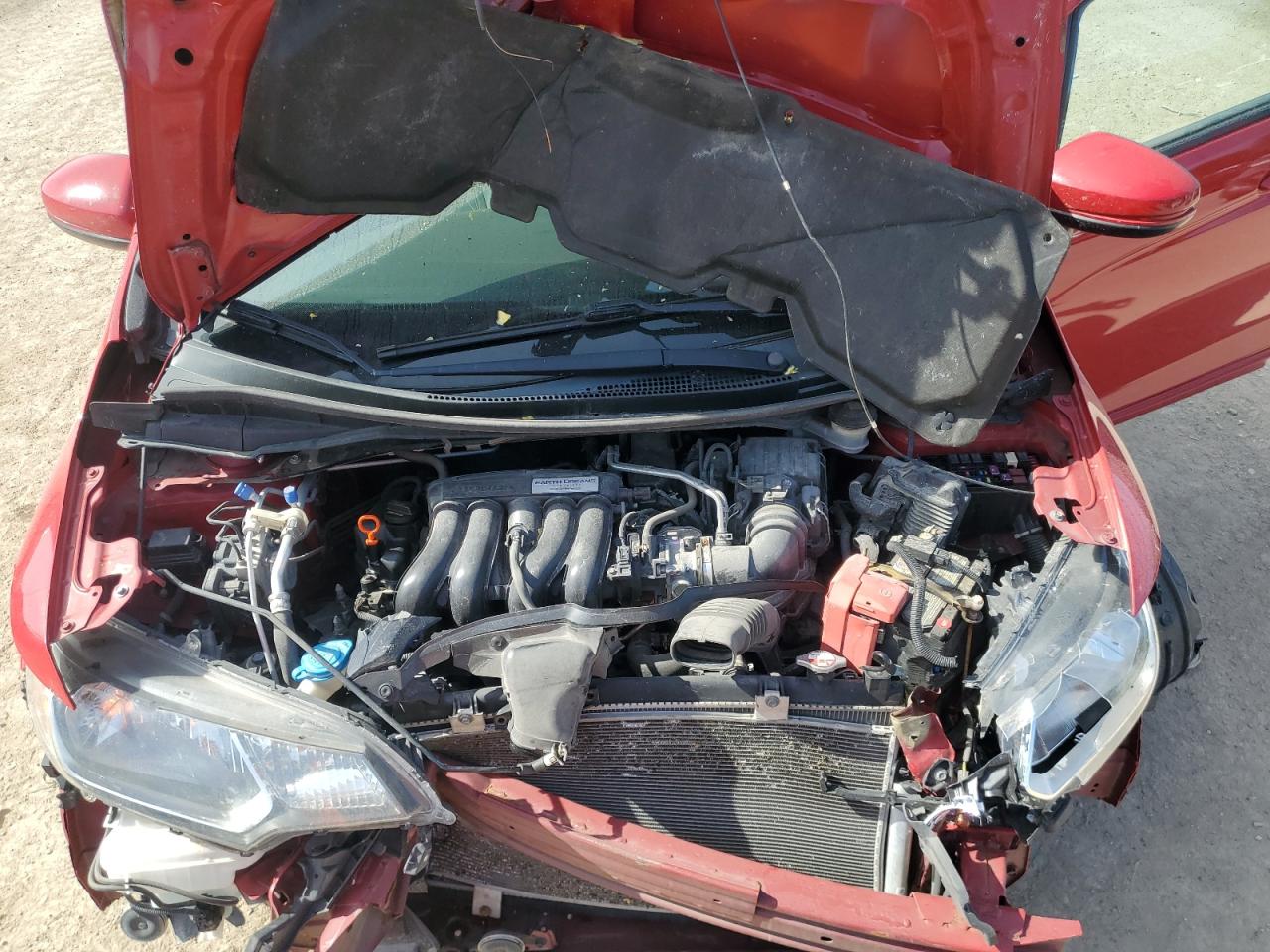 2015 Honda Fit VIN 3HGGK5H5XFM772065 Copart auction photo, front end damage thumbnail 12