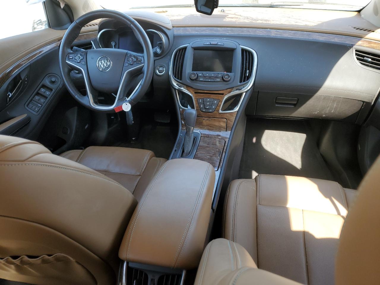 2014 Buick LaCrosse VIN 1G4GF5G37EF305165 Copart auction photo, front end / all over damage thumbnail 8