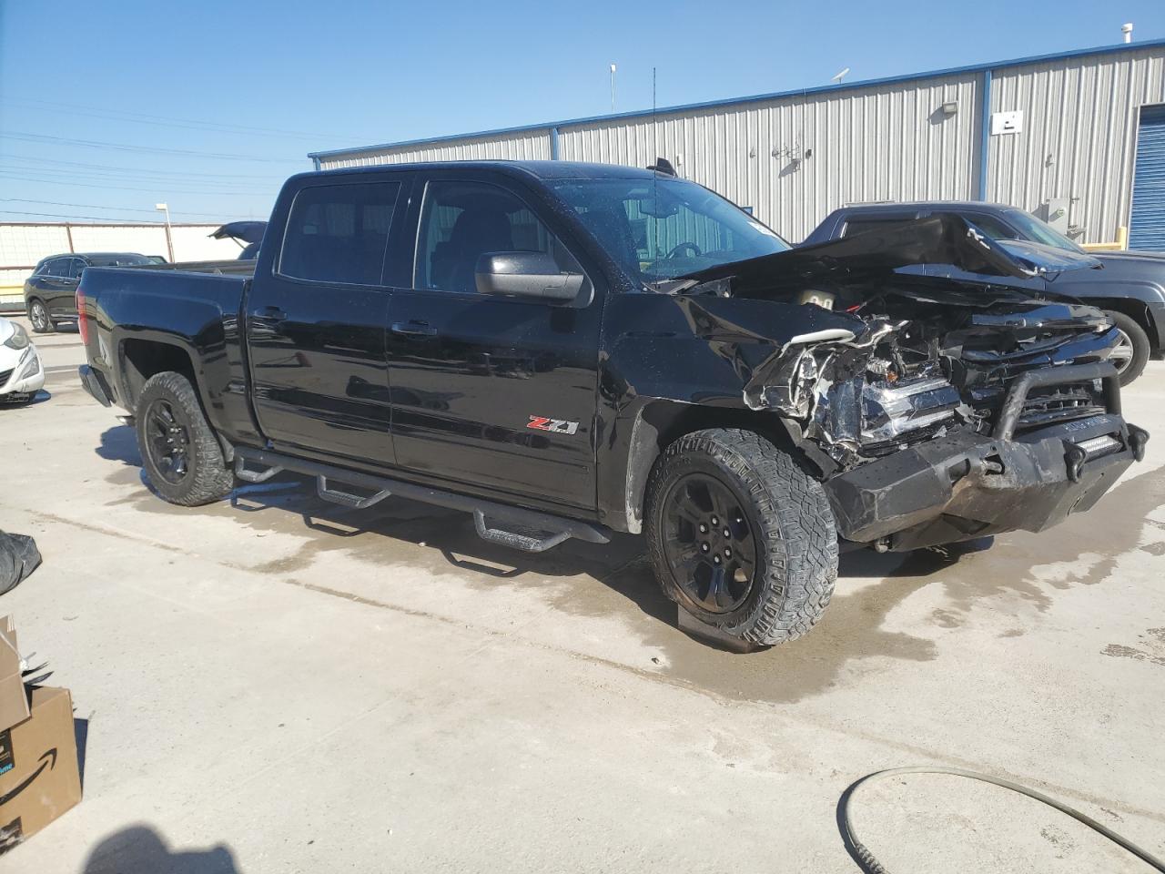 2018 Chevrolet Silverado VIN 3GCUKSEJ5JG254535 Copart auction photo, front end / frame damage damage thumbnail 4