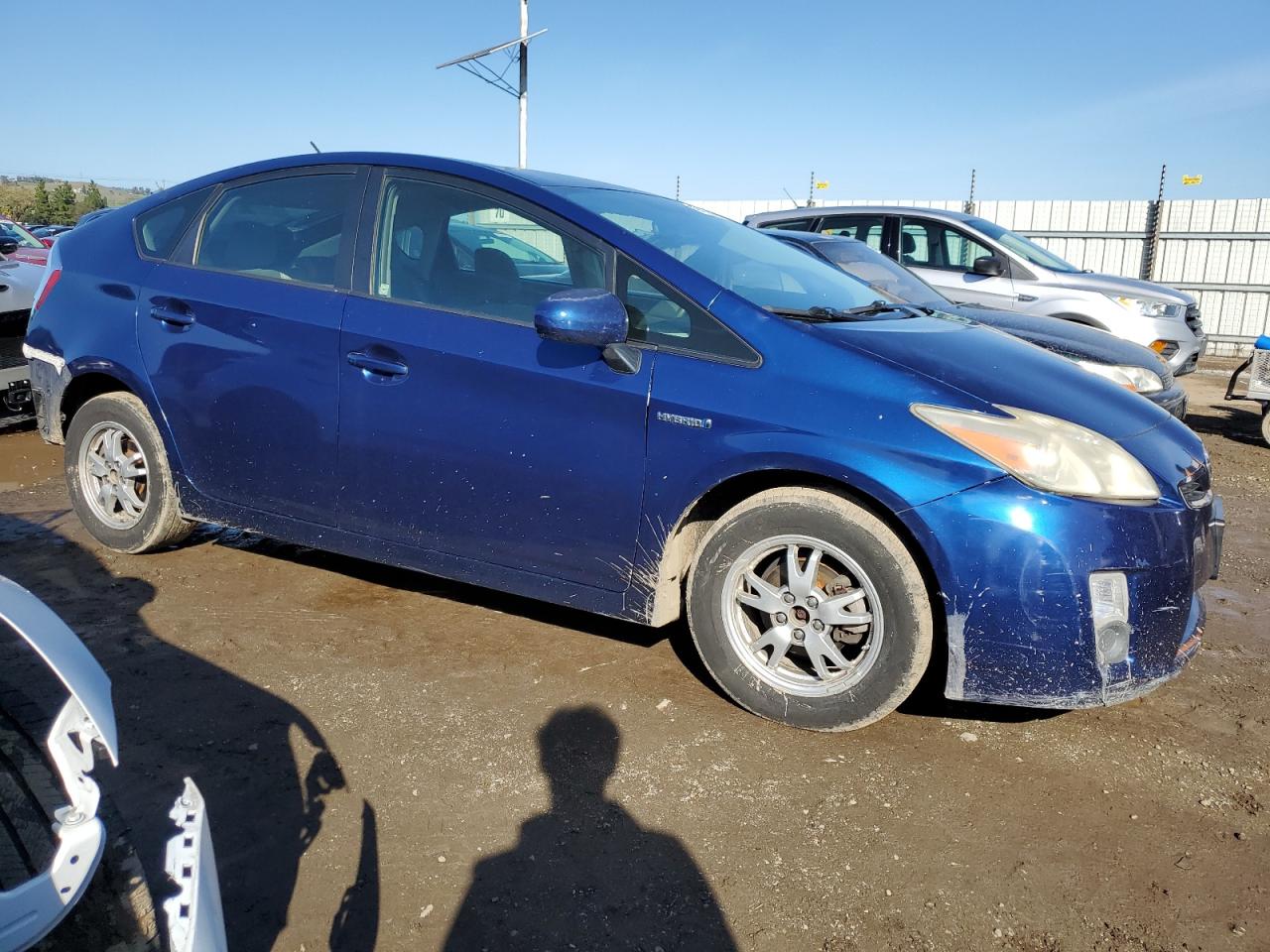 2011 Toyota Prius VIN JTDKN3DU0B0255209 Copart auction photo, all over / rear end damage thumbnail 4