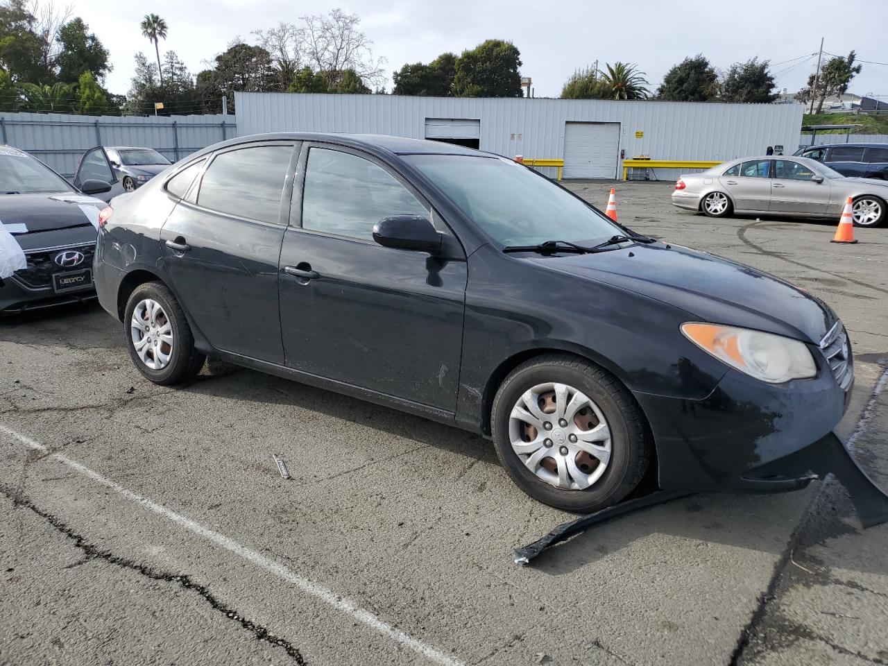 2010 Hyundai Elantra VIN KMHDU4AD6AU016370 Copart auction photo, front end / minor dent/scratches damage thumbnail 4