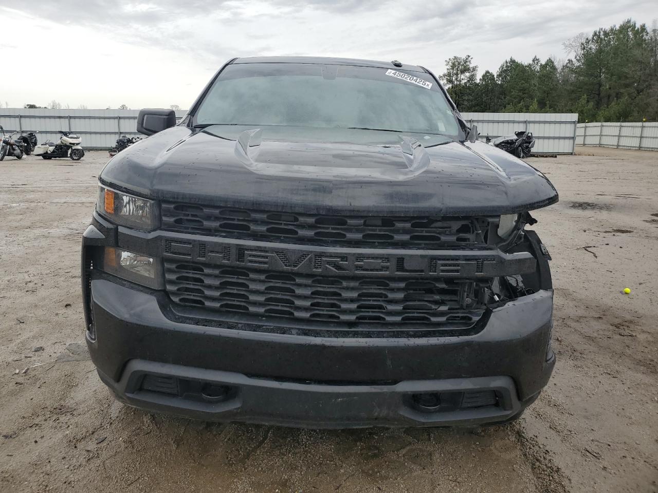2022 Chevrolet Silverado VIN 1GCPWBEK8NZ109392 Copart auction photo, front end / side damage thumbnail 5