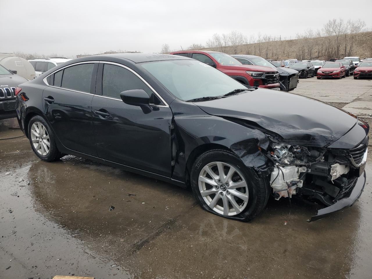2016 Mazda 6 VIN JM1GJ1U5XG1423261 Copart auction photo, front end damage thumbnail 4