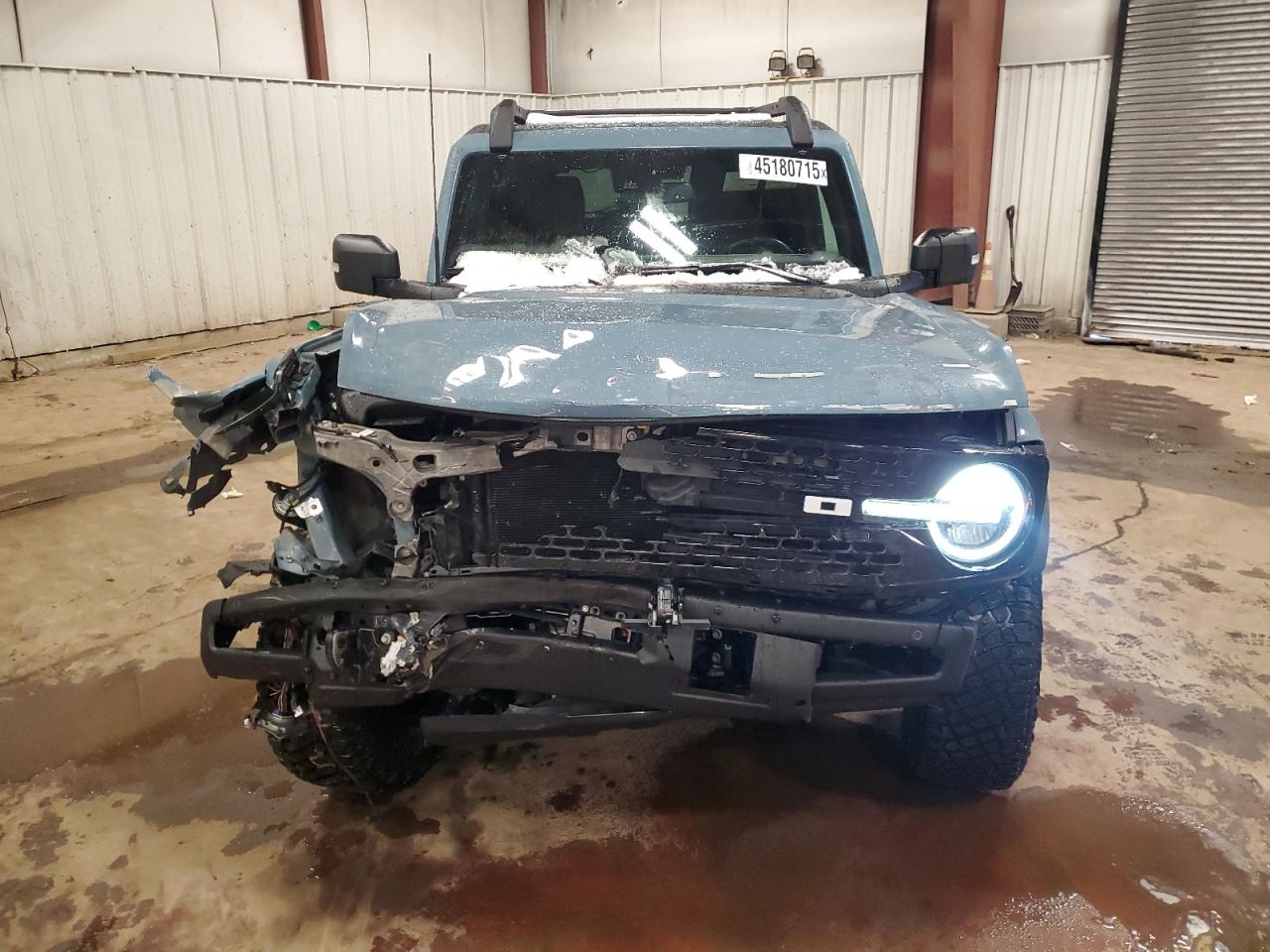 2023 Ford Bronco VIN 1FMEE5DP8PLA82964 Copart auction photo, front end damage thumbnail 5