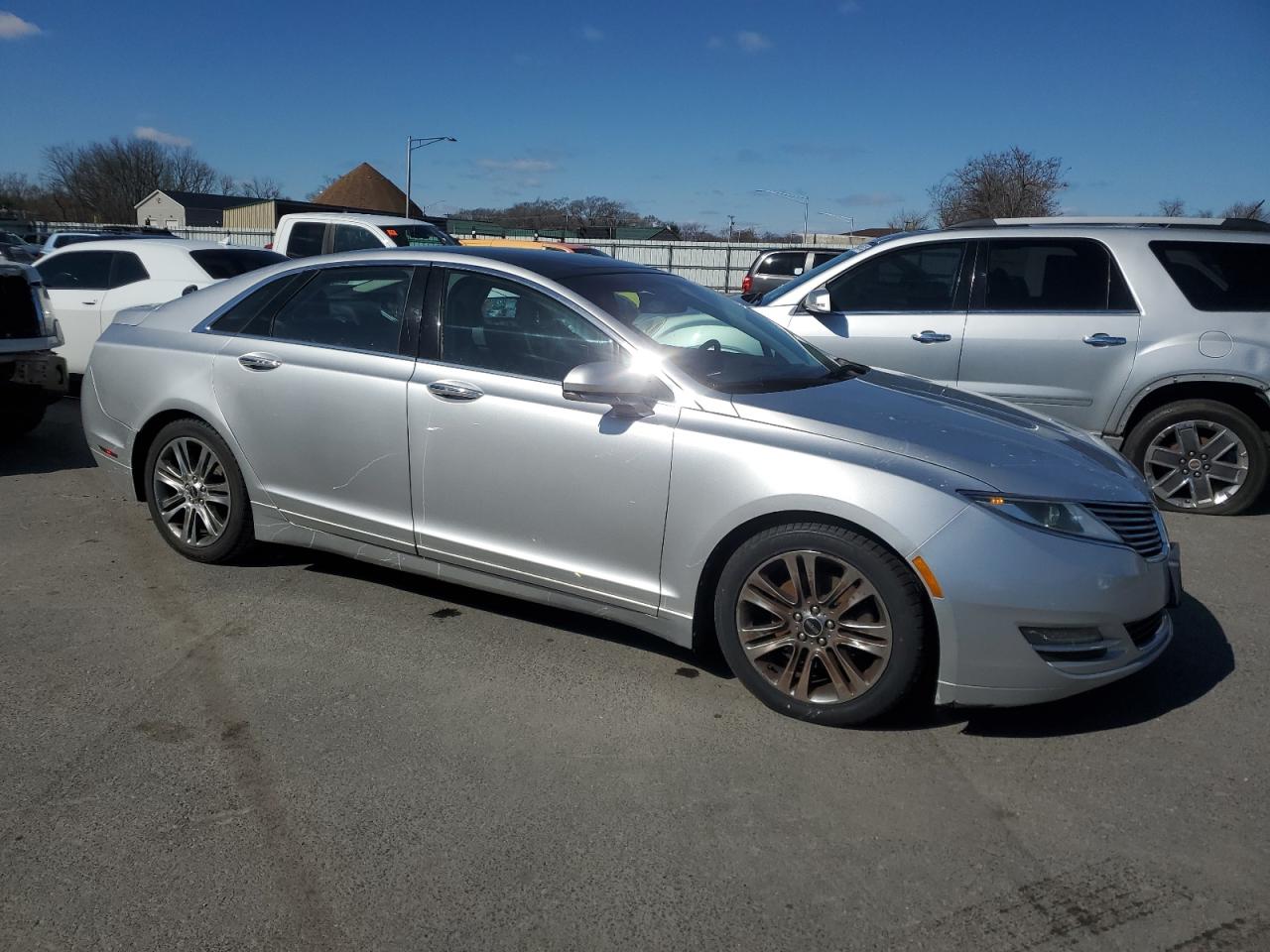 2013 Lincoln MKZ VIN 3LN6L2J97DR801844 Copart auction photo, front end damage thumbnail 4
