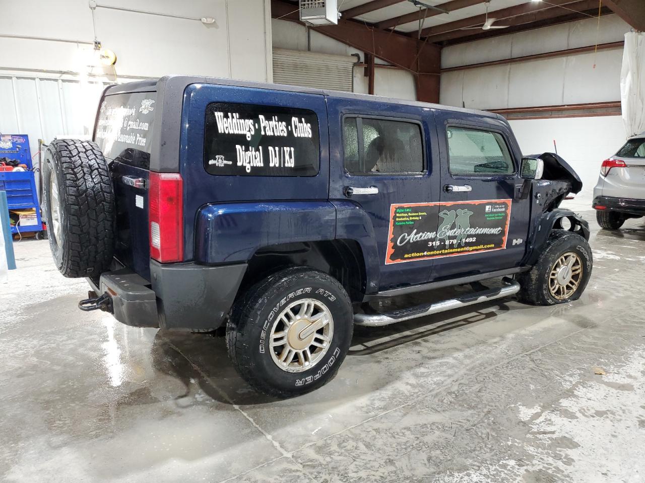 2007 Hummer H3 VIN 5GTDN13E478112028 Copart auction photo, front end damage thumbnail 3