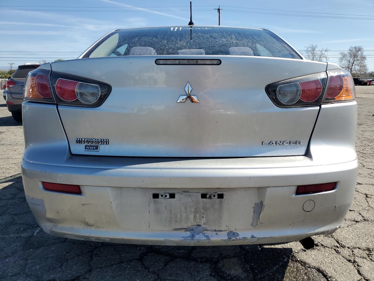 2016 Mitsubishi Lancer VIN JA32V2FW1GU009695 Copart auction photo, front end / rear end damage thumbnail 6