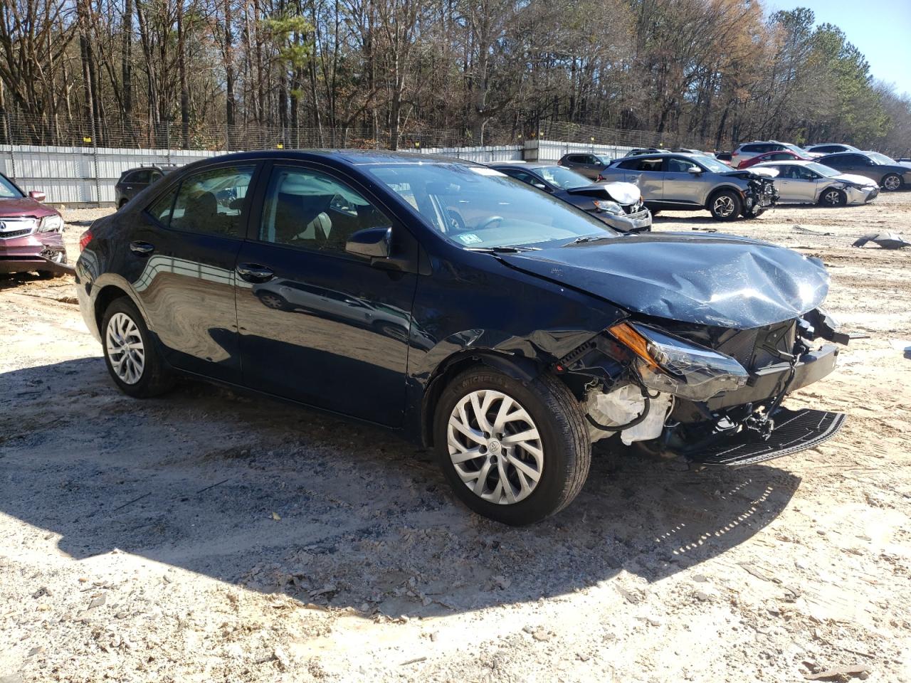 2019 Toyota Corolla VIN 2T1BURHEXKC213970 Copart auction photo, front end / all over damage thumbnail 4