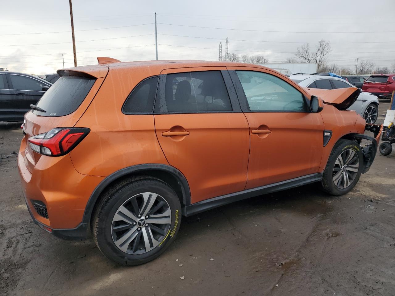 2020 Mitsubishi Outlander VIN JA4AR3AU4LU009353 Copart auction photo, front end damage thumbnail 3